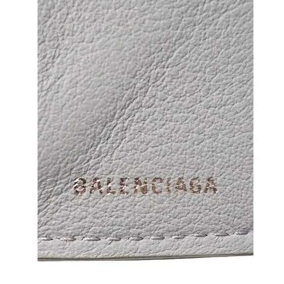 Balenciaga Papier Compact Wallet Blue Leather - Picture 7 of 8